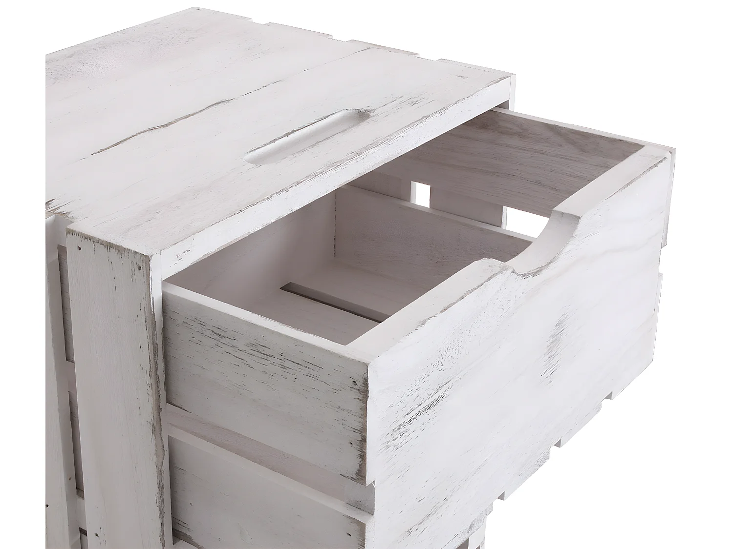 Commode MCW-C62,  blanc shabby
