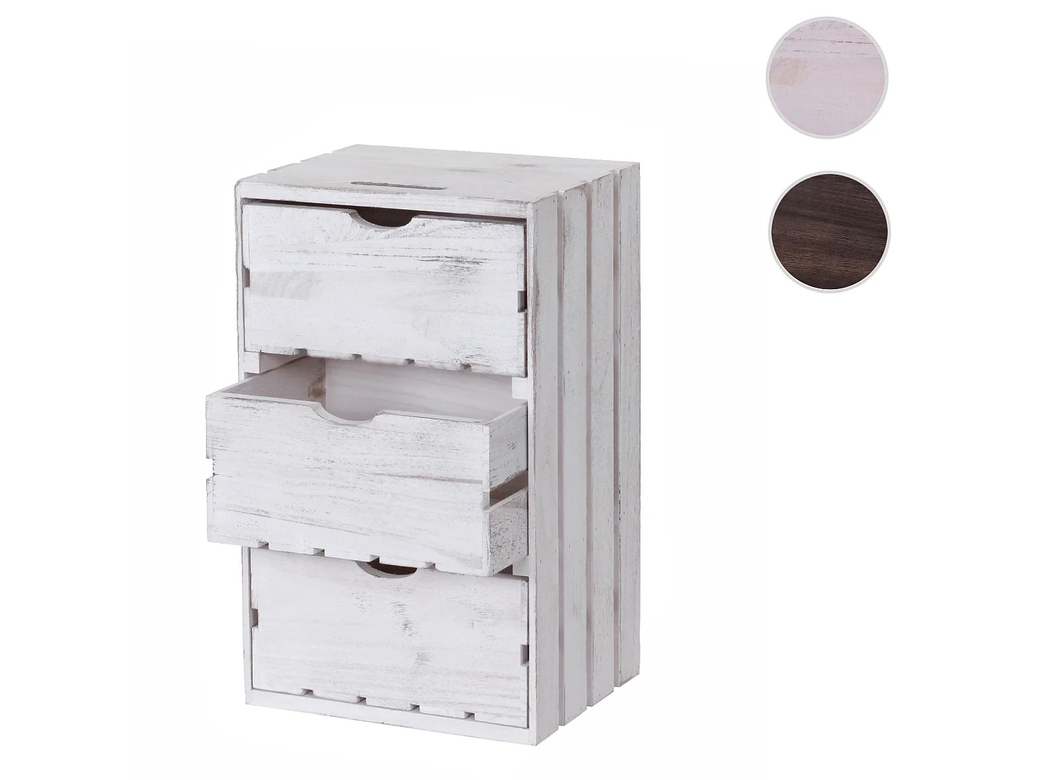 Commode MCW-C62,  blanc shabby