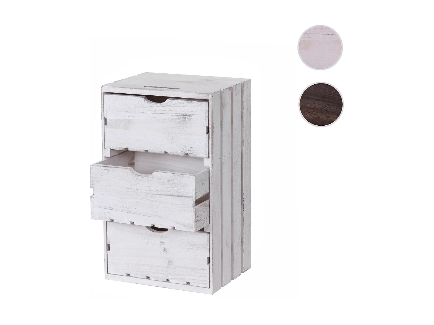 Commode MCW-C62,  blanc shabby