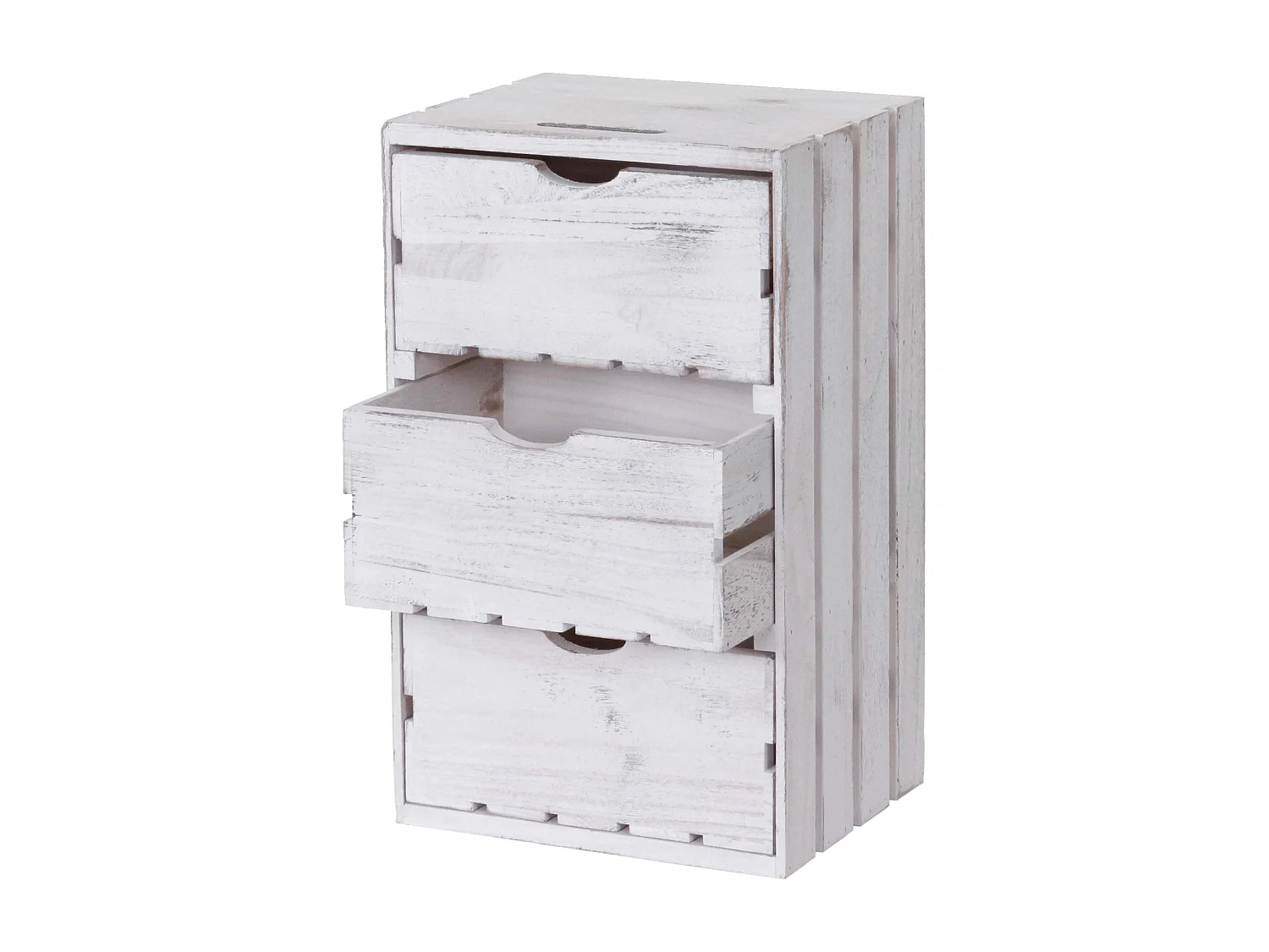Commode MCW-C62,  blanc shabby
