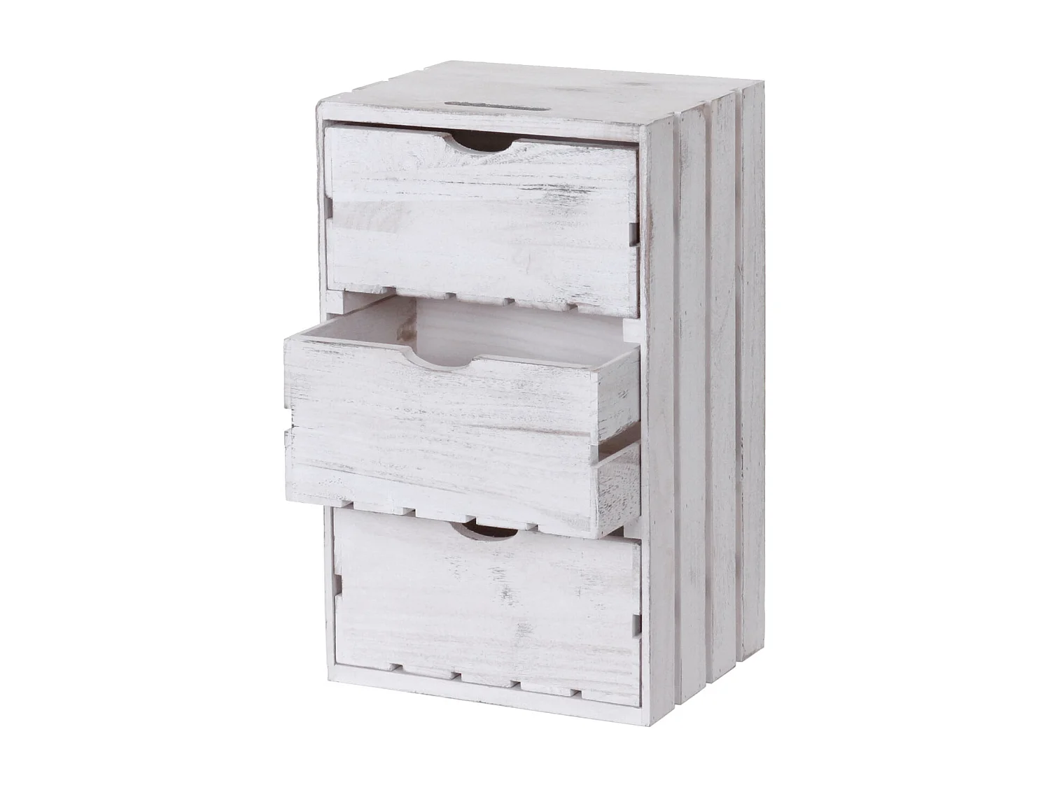 Commode MCW-C62,  blanc shabby
