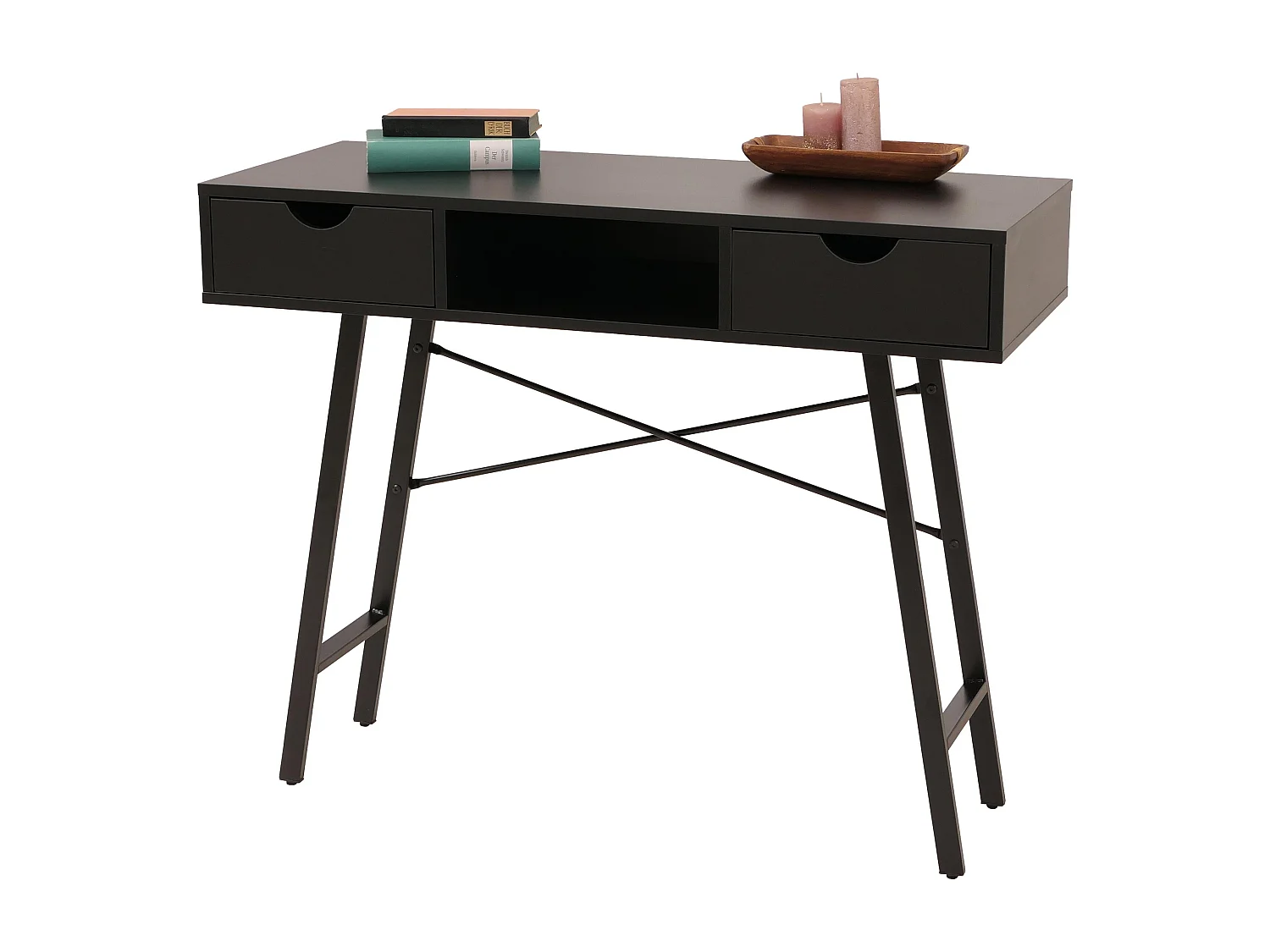 Table console MCW-E92,  noir