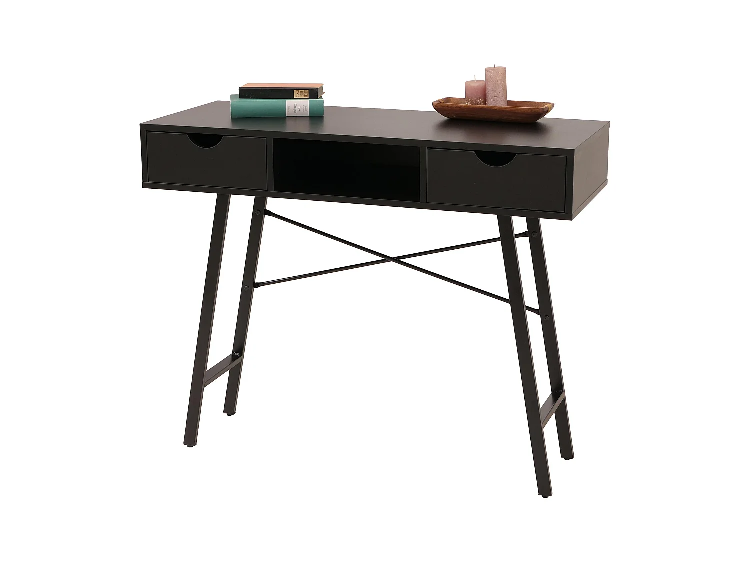 Table console MCW-E92,  noir