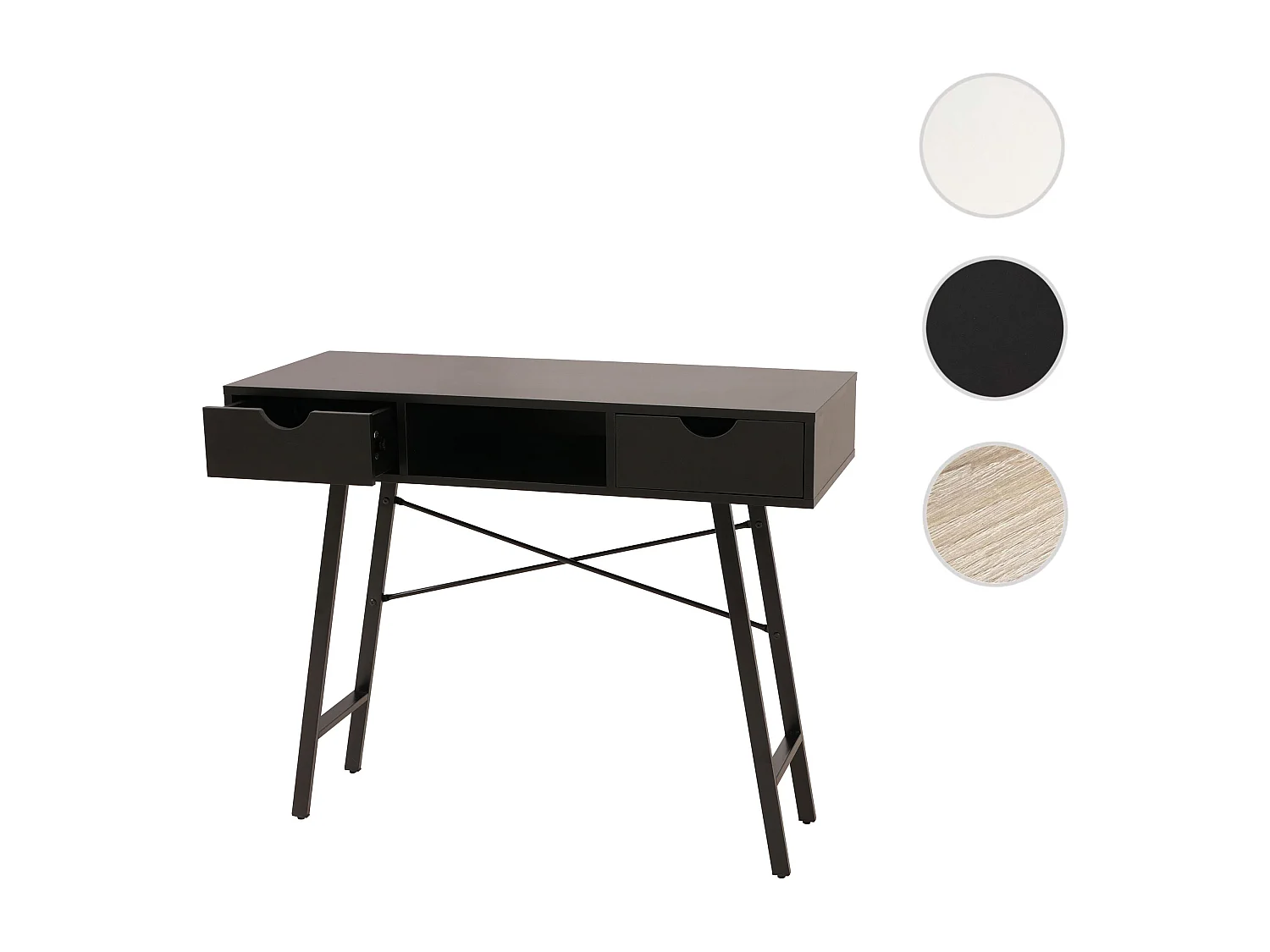 Table console MCW-E92,  noir