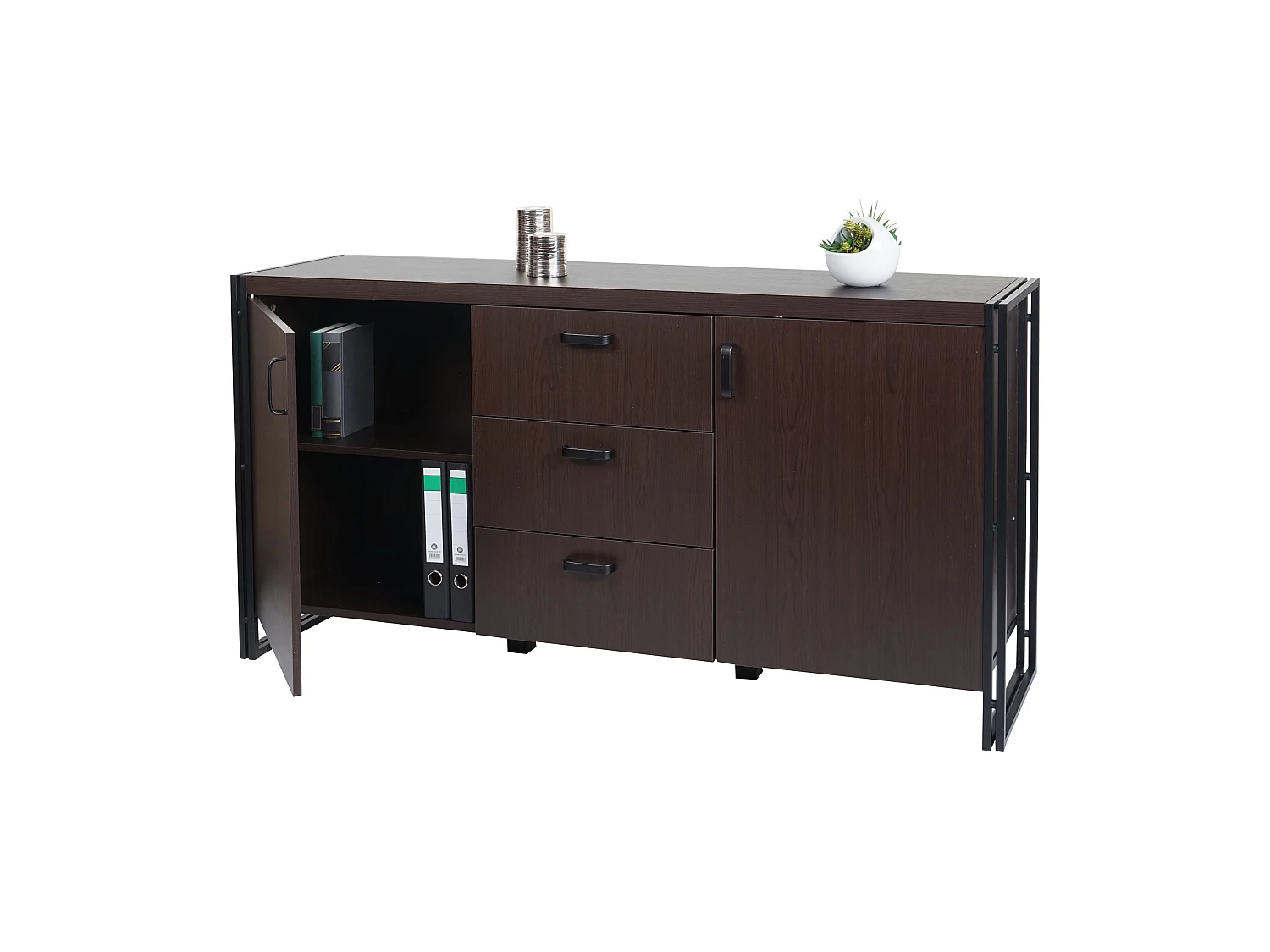 Dressoir MCW-A27,  donkerbruin