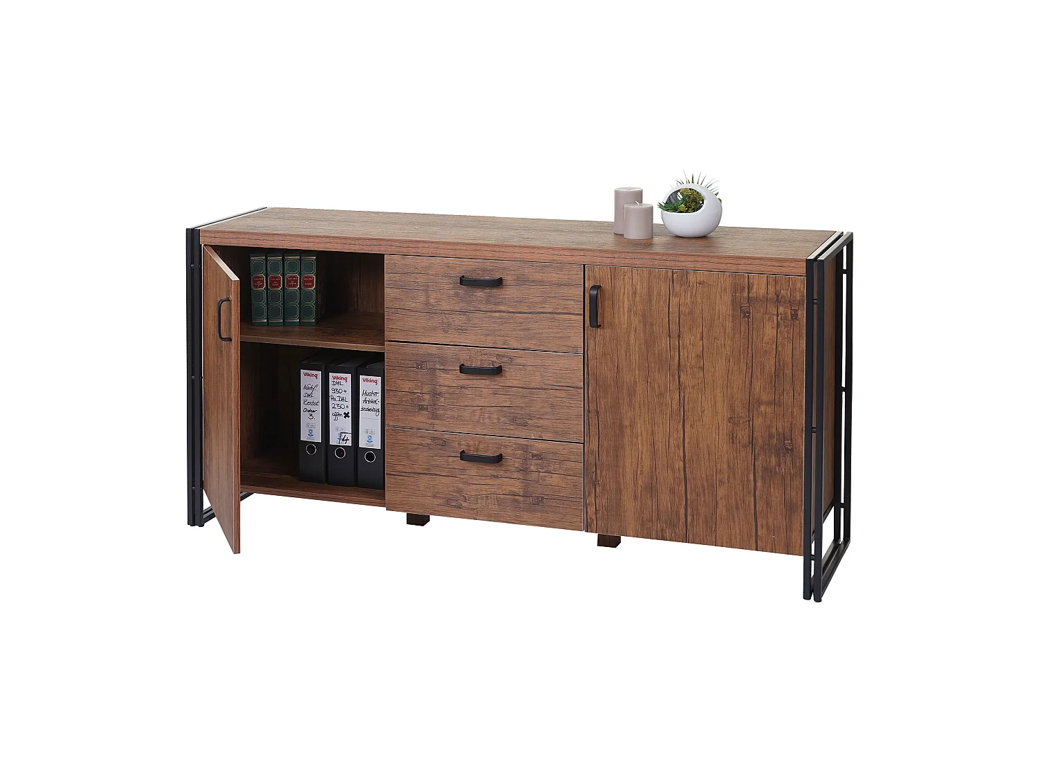 Dressoir MCW-A27,  wild eiken look
