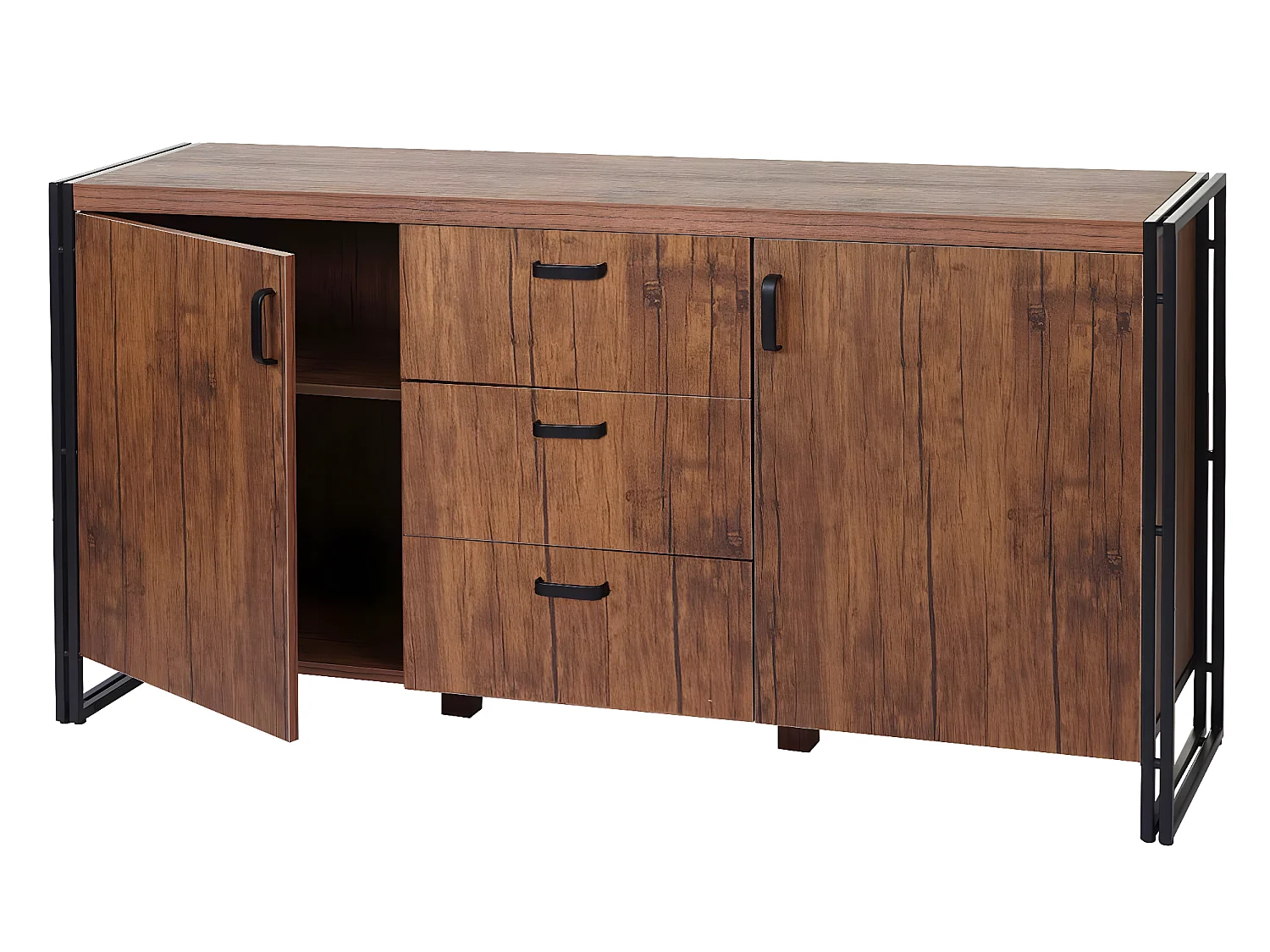 Dressoir MCW-A27,  wild eiken look