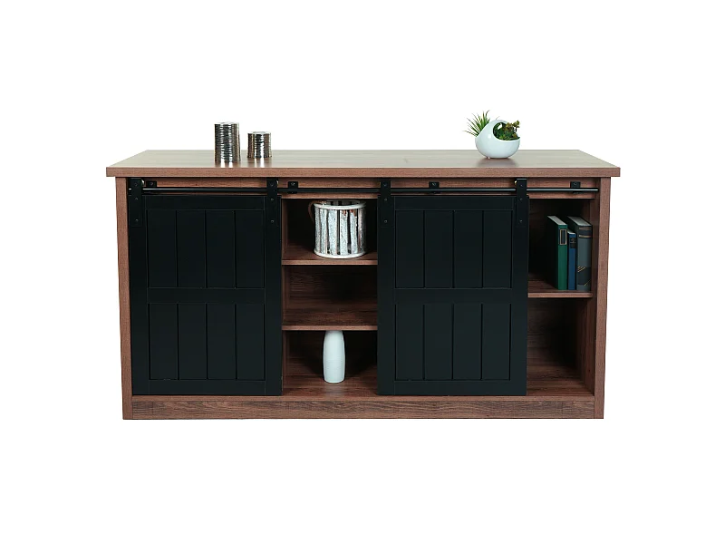 Highboard MCW-K75,  bruin