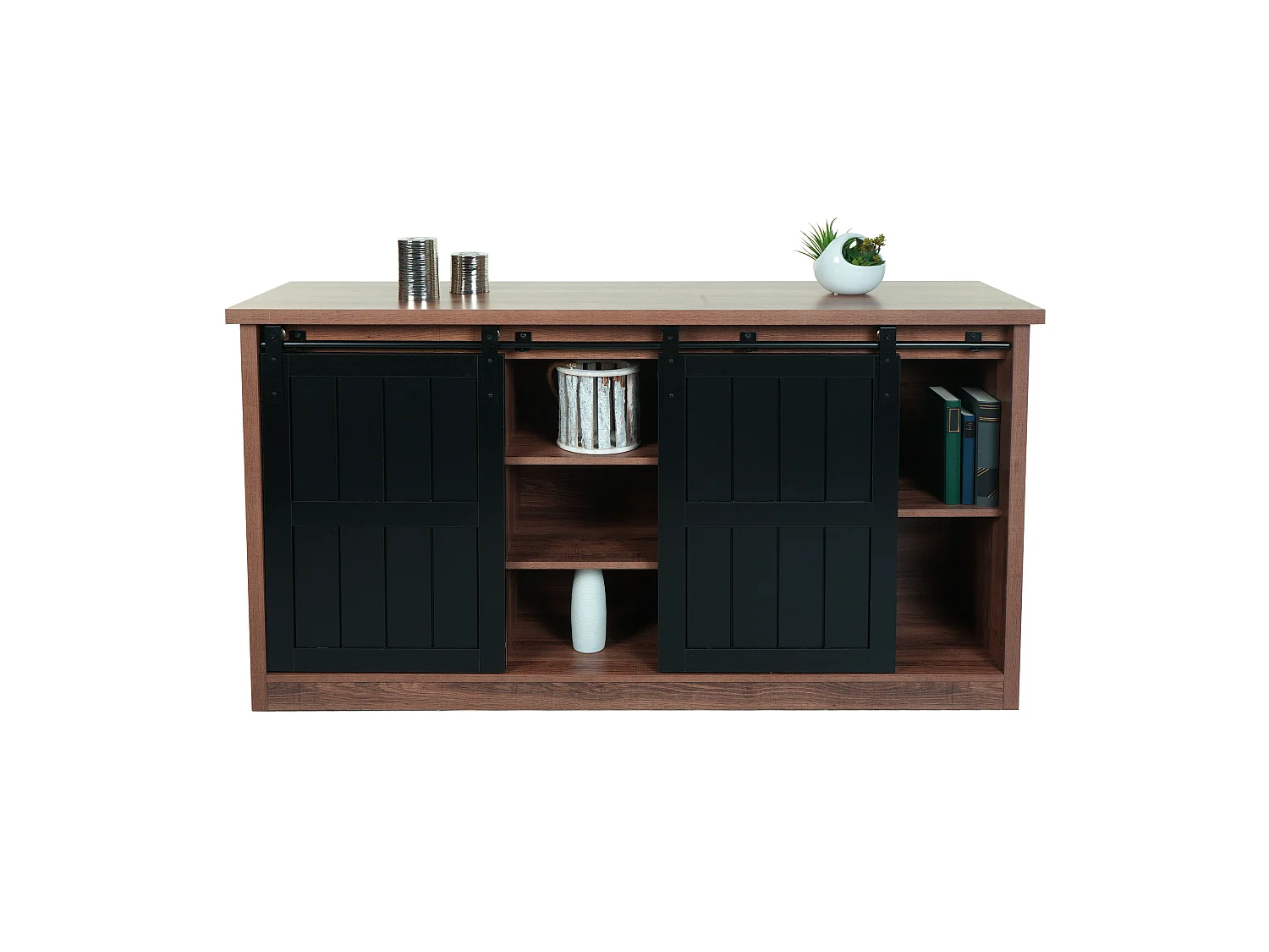 Highboard MCW-K75,  bruin
