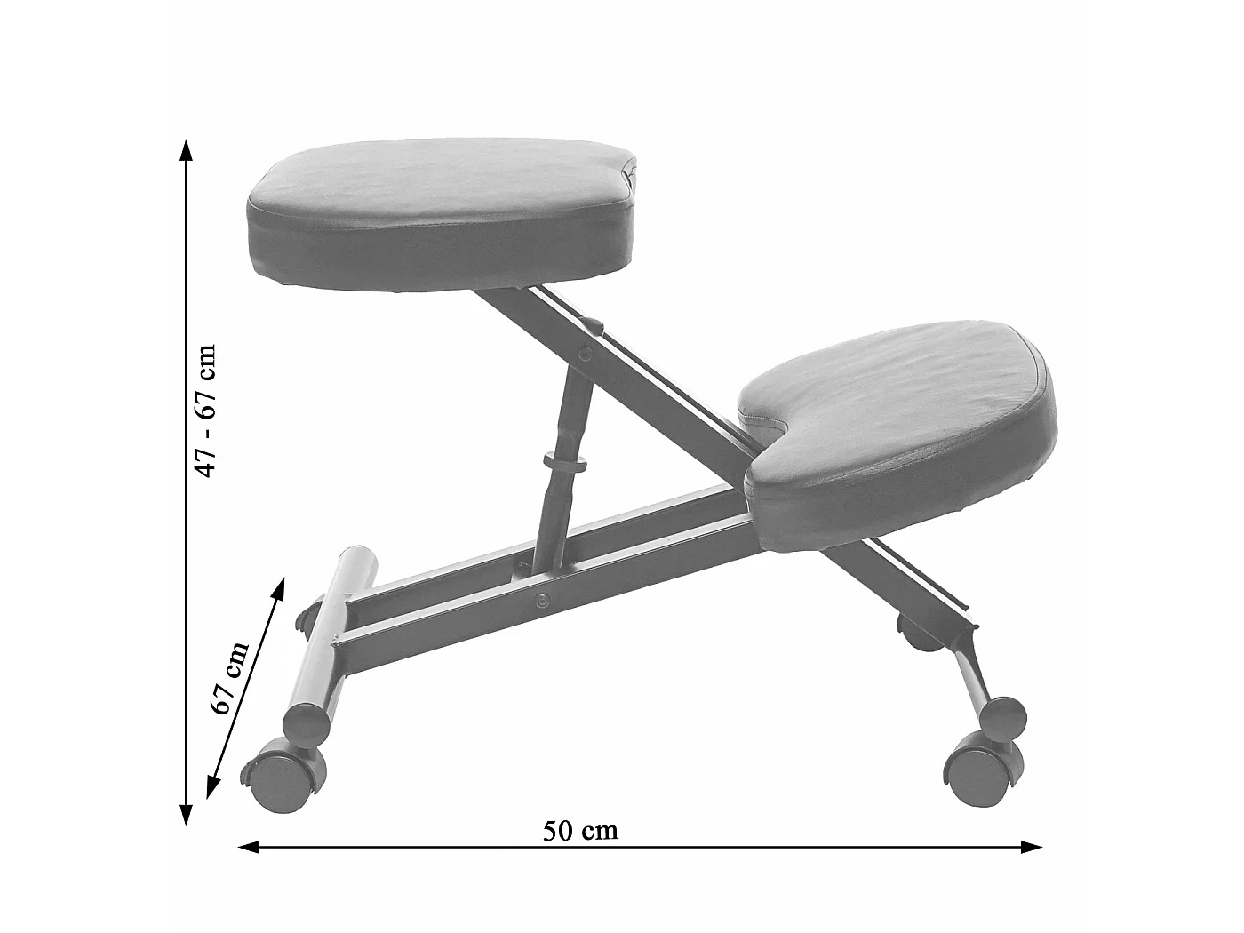 Genouillère MCW-E10 Rollbar,  gris foncé matt