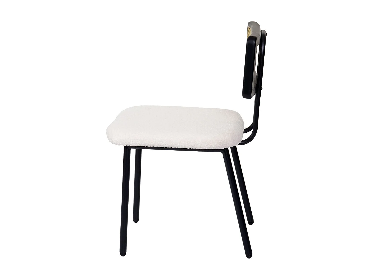 Chaise de salle à manger MCW-K88 (lot de 2),  tissu/textile blanc