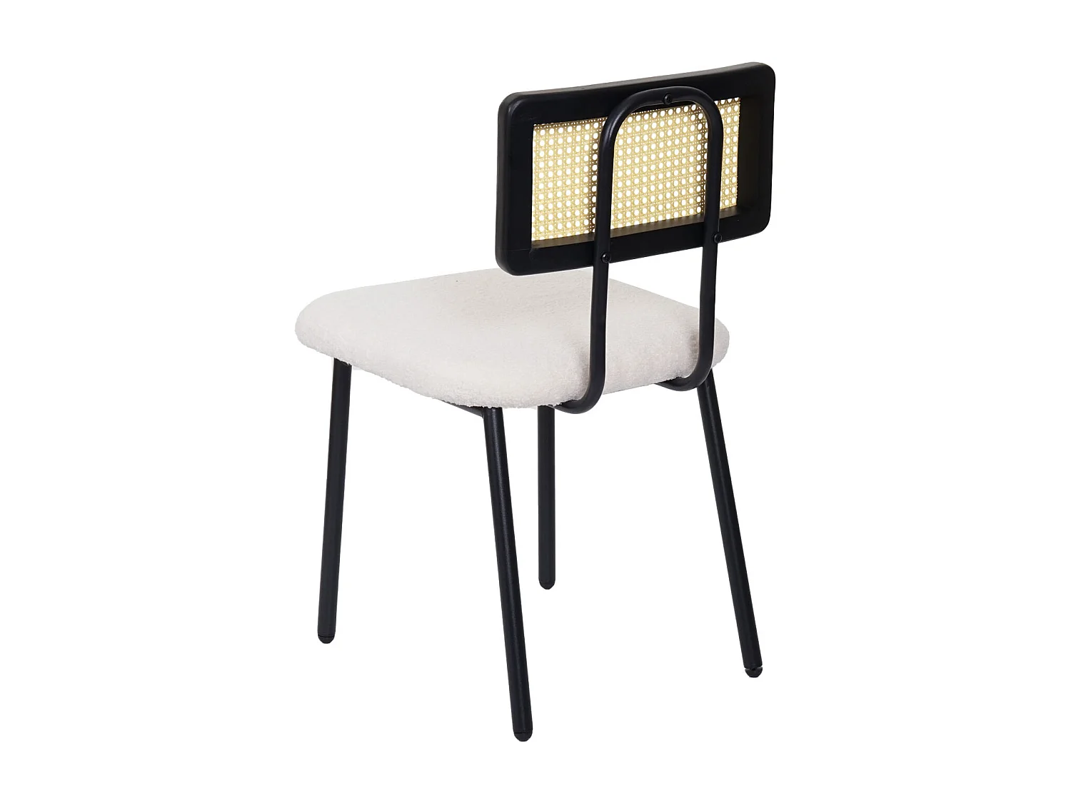 Chaise de salle à manger MCW-K88 (lot de 2),  tissu/textile blanc