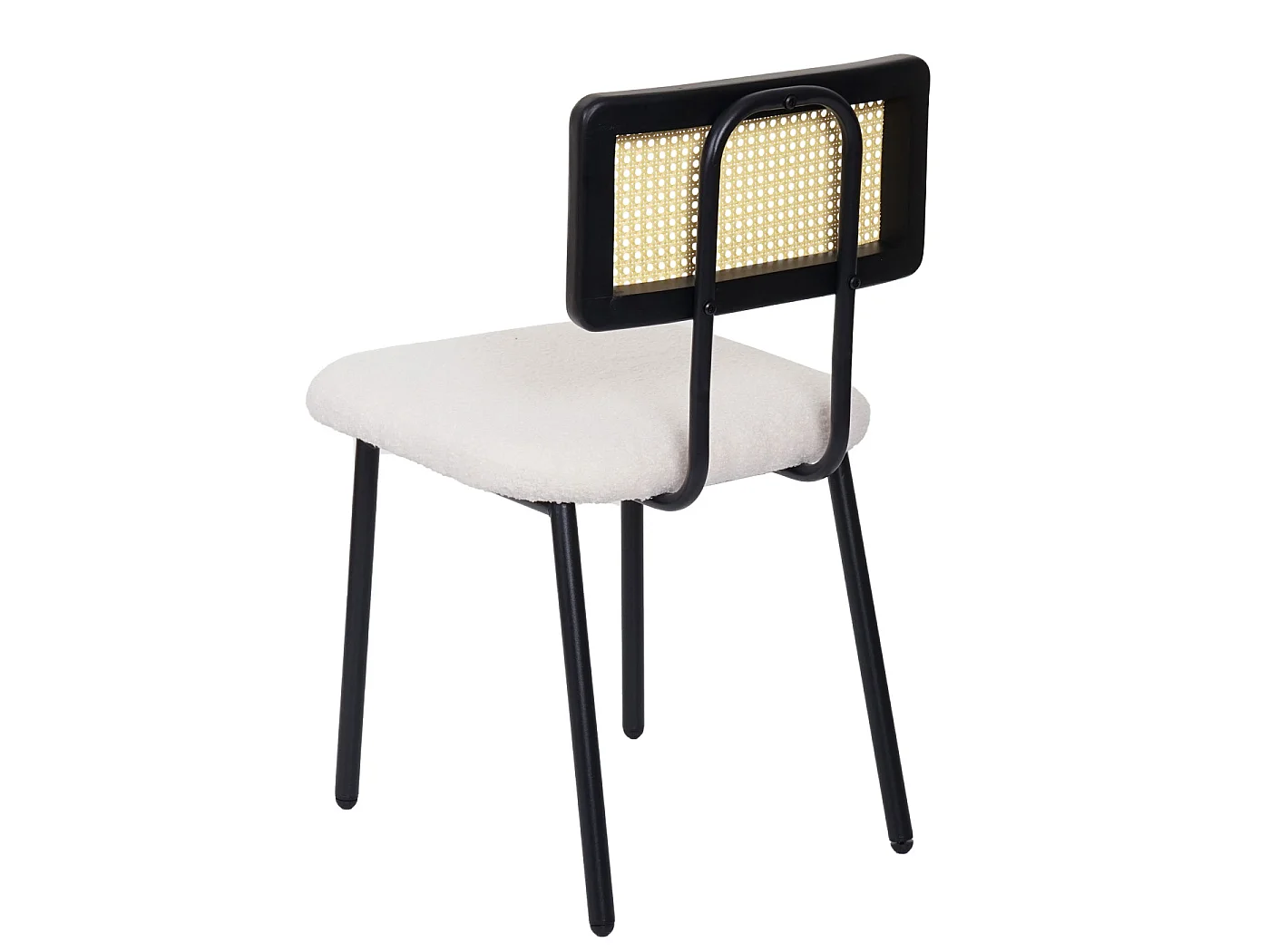 Chaise de salle à manger MCW-K88 (lot de 2),  tissu/textile blanc