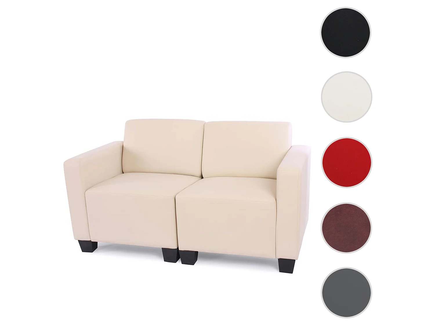 2-Sitzer Sofa Moncalieri, Creme
