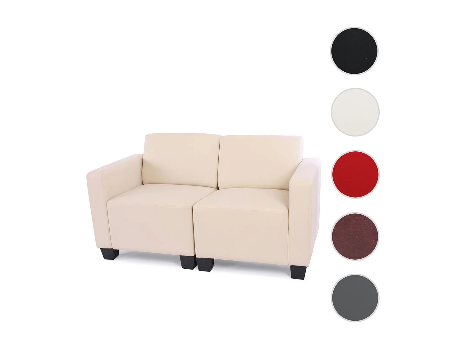 2-Sitzer Sofa Moncalieri, Creme