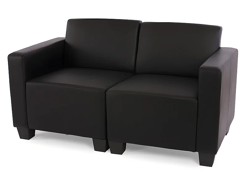 Sofa 2-osobowa Moncalieri,  czarny