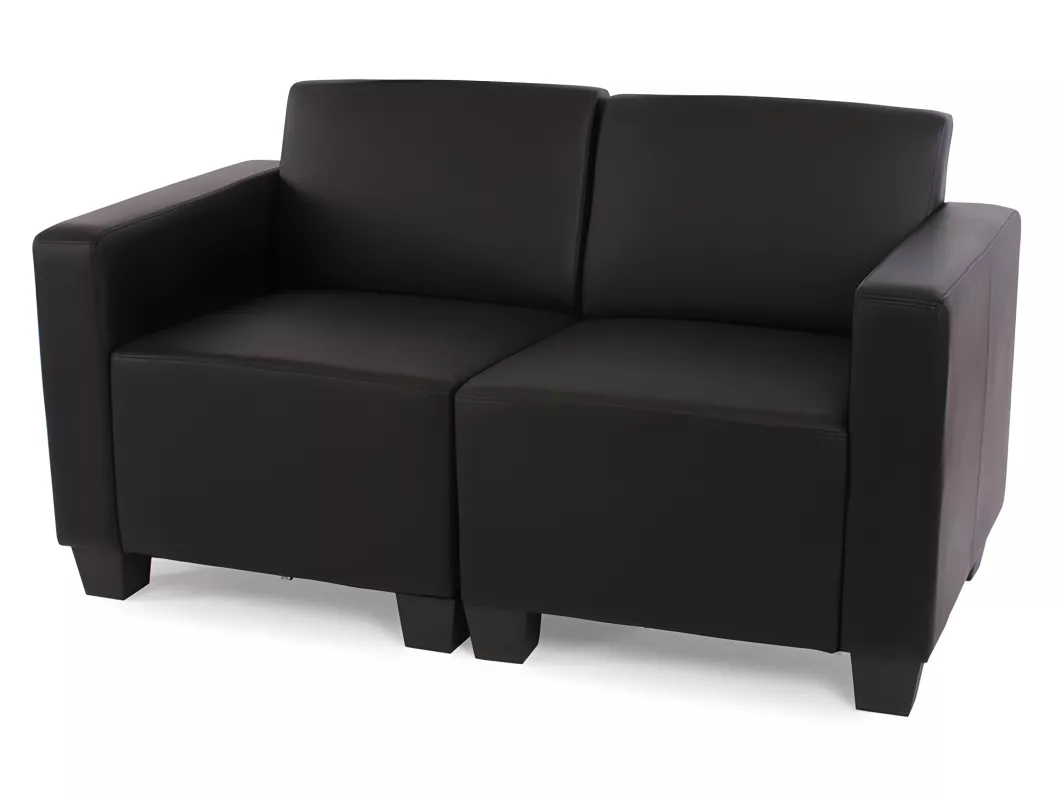 Kauf Unique 2-Sitzer Sofa Moncalieri, Schwarz