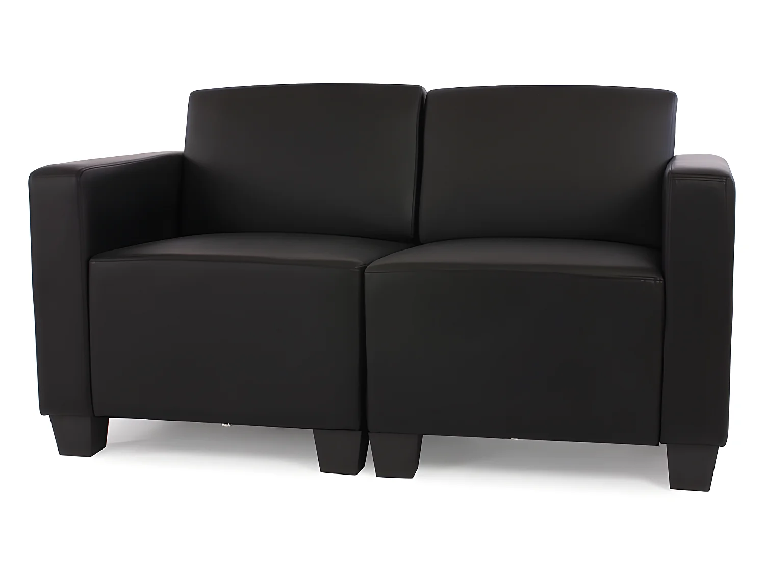 2-Sitzer Sofa Moncalieri, Schwarz