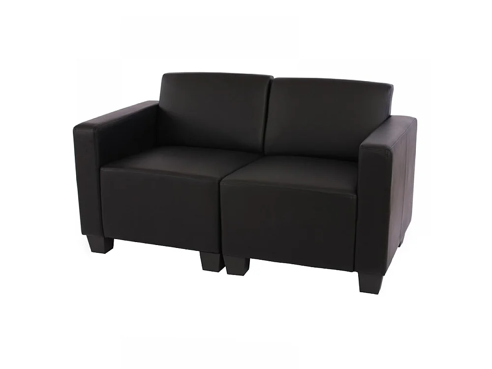 Sofa 2-osobowa Moncalieri,  czarny