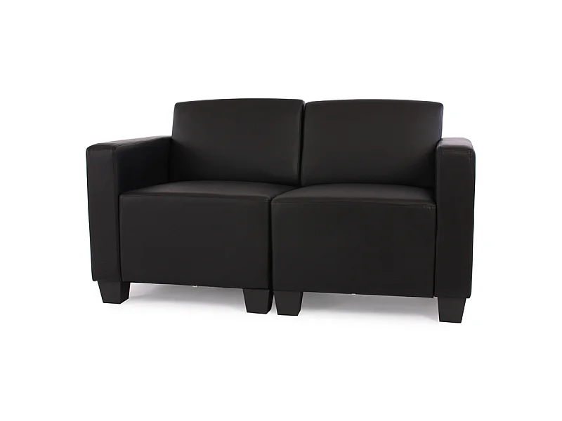 Sofa 2-osobowa Moncalieri,  czarny