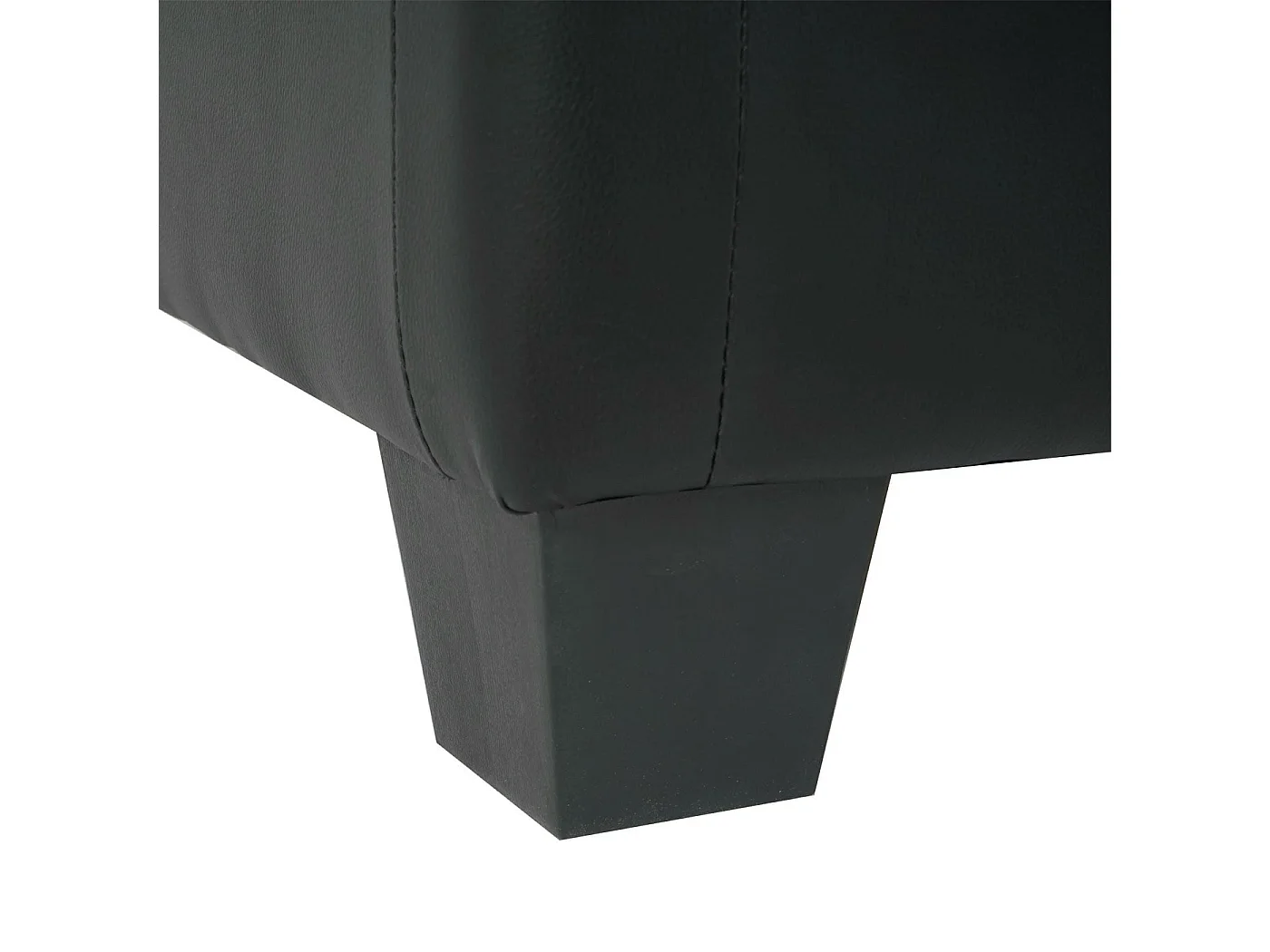 3-osobowa sofa Moncalieri,  czarna