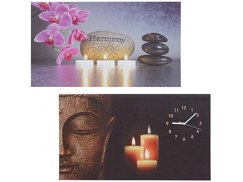 LED-Bild Wanduhr Timer (2er-Set)