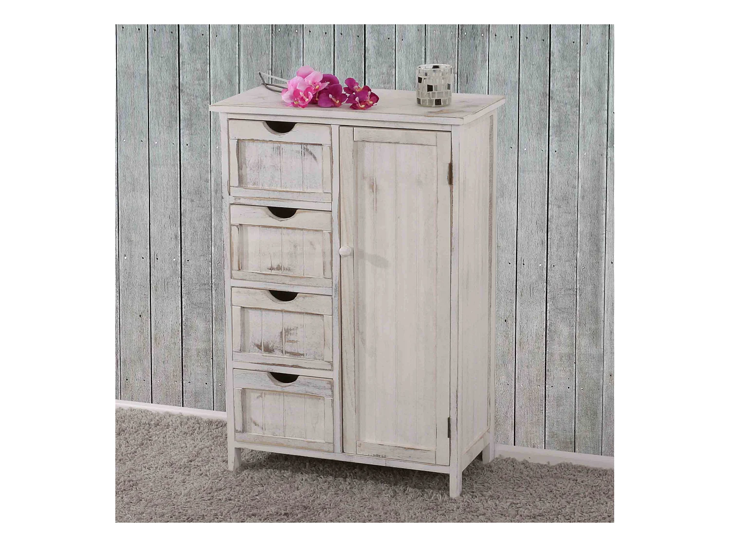 Commode MCW-D12,  blanc