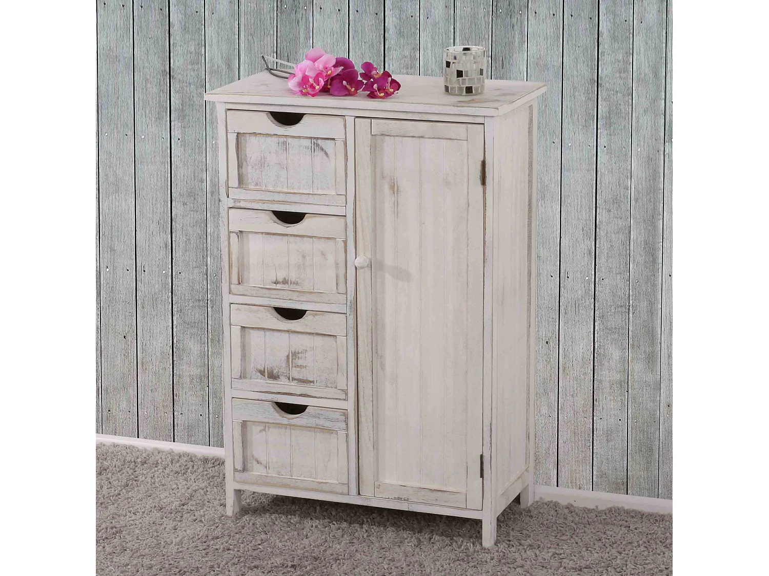 Commode MCW-D12,  blanc