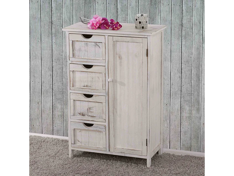 Commode MCW-D12,  blanc