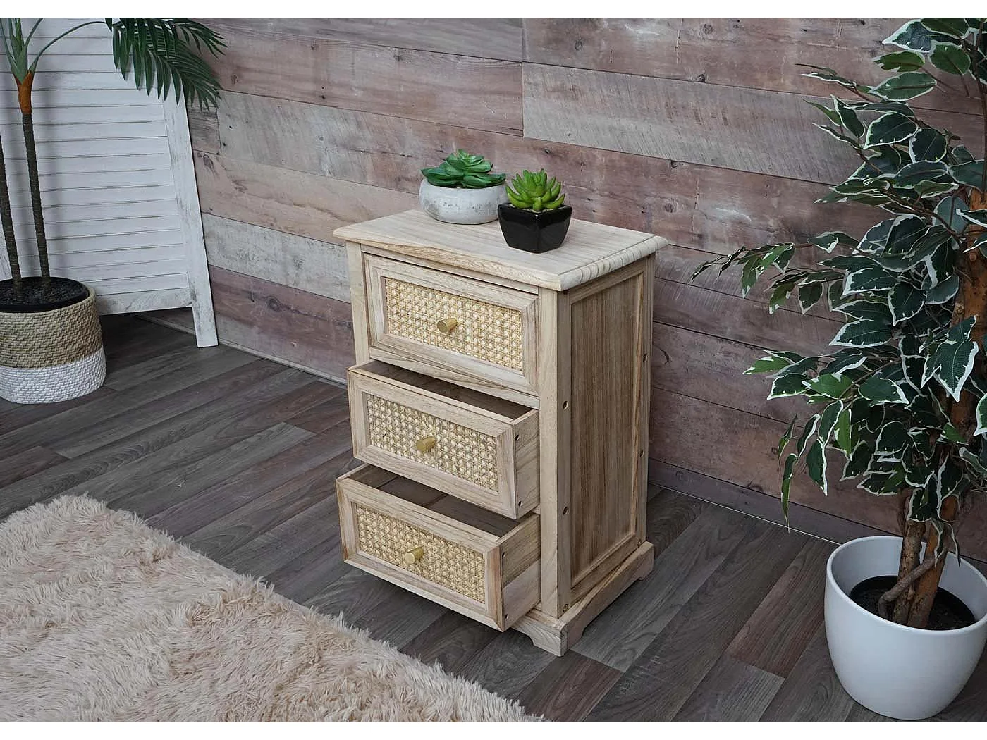 Kommode MCW-K87, Naturfarben