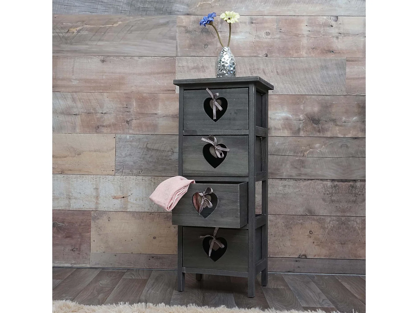 Sues ladekast,  grijsbruin