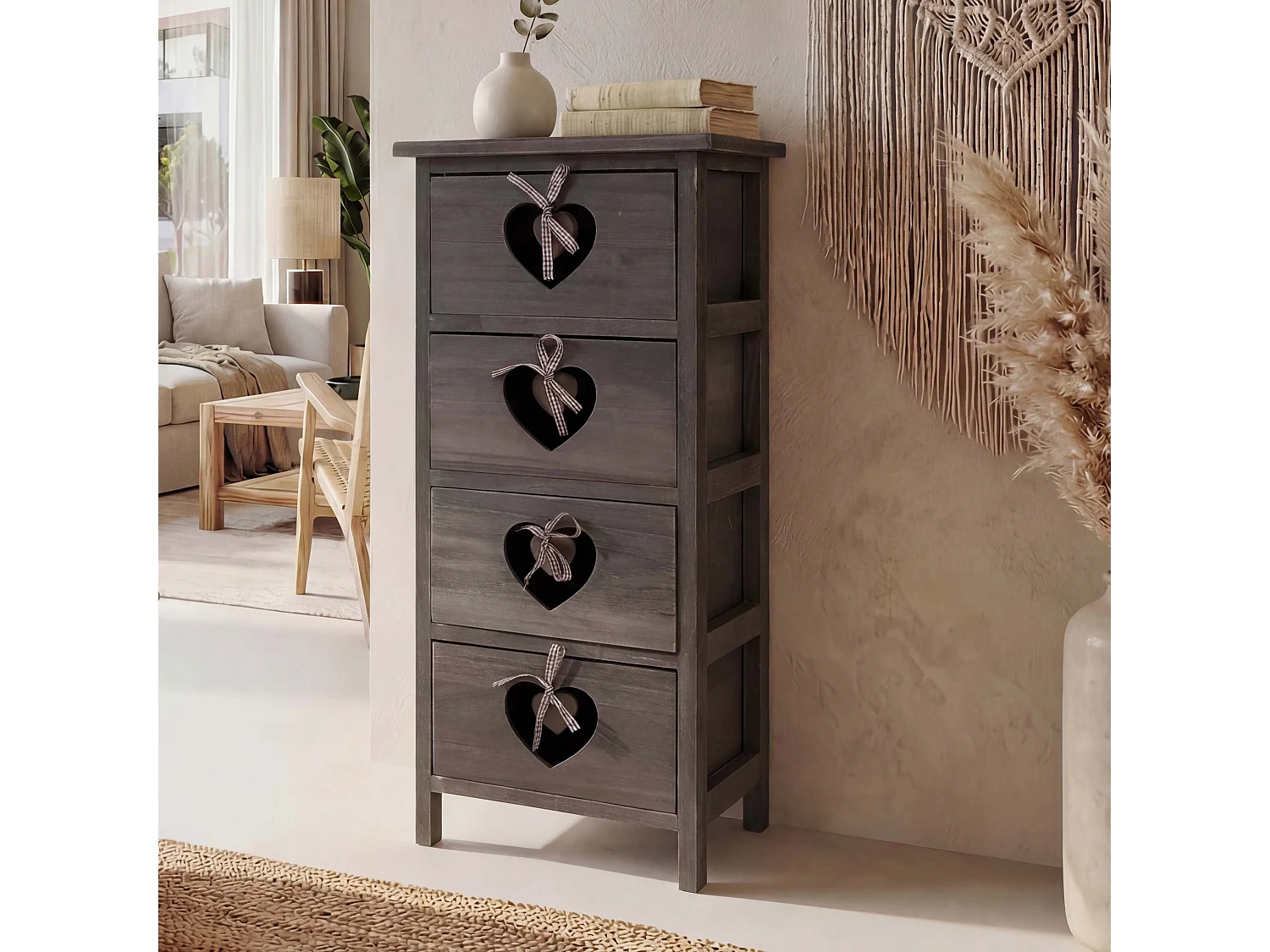 Commode Sues,  gris-brun