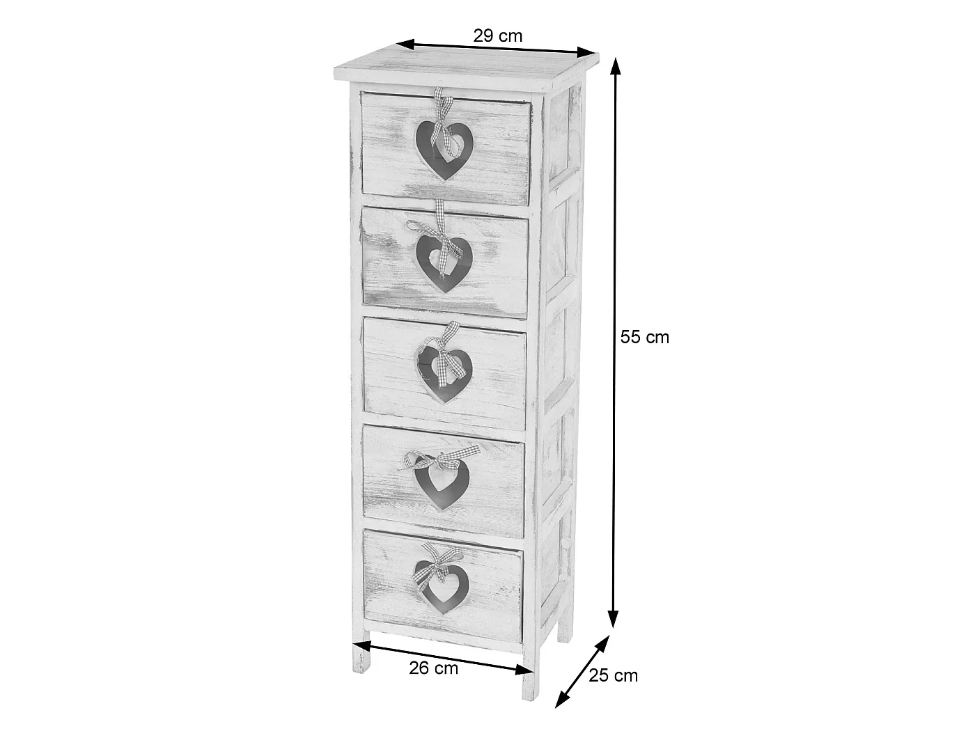 Commode Sues,  blanc