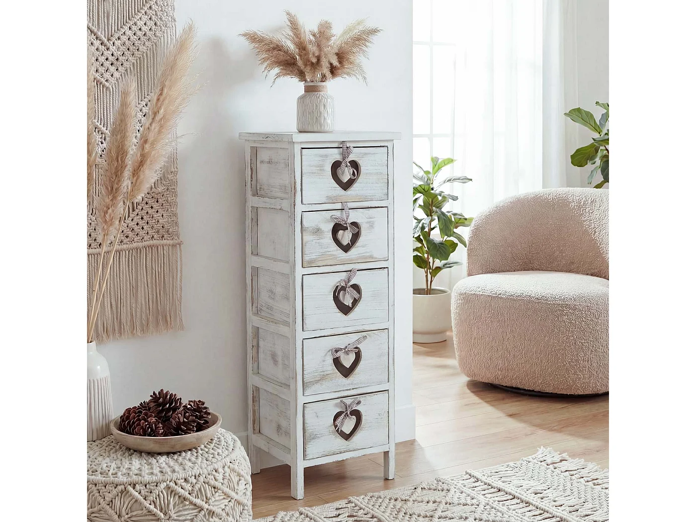 Cômoda Sues,  branco