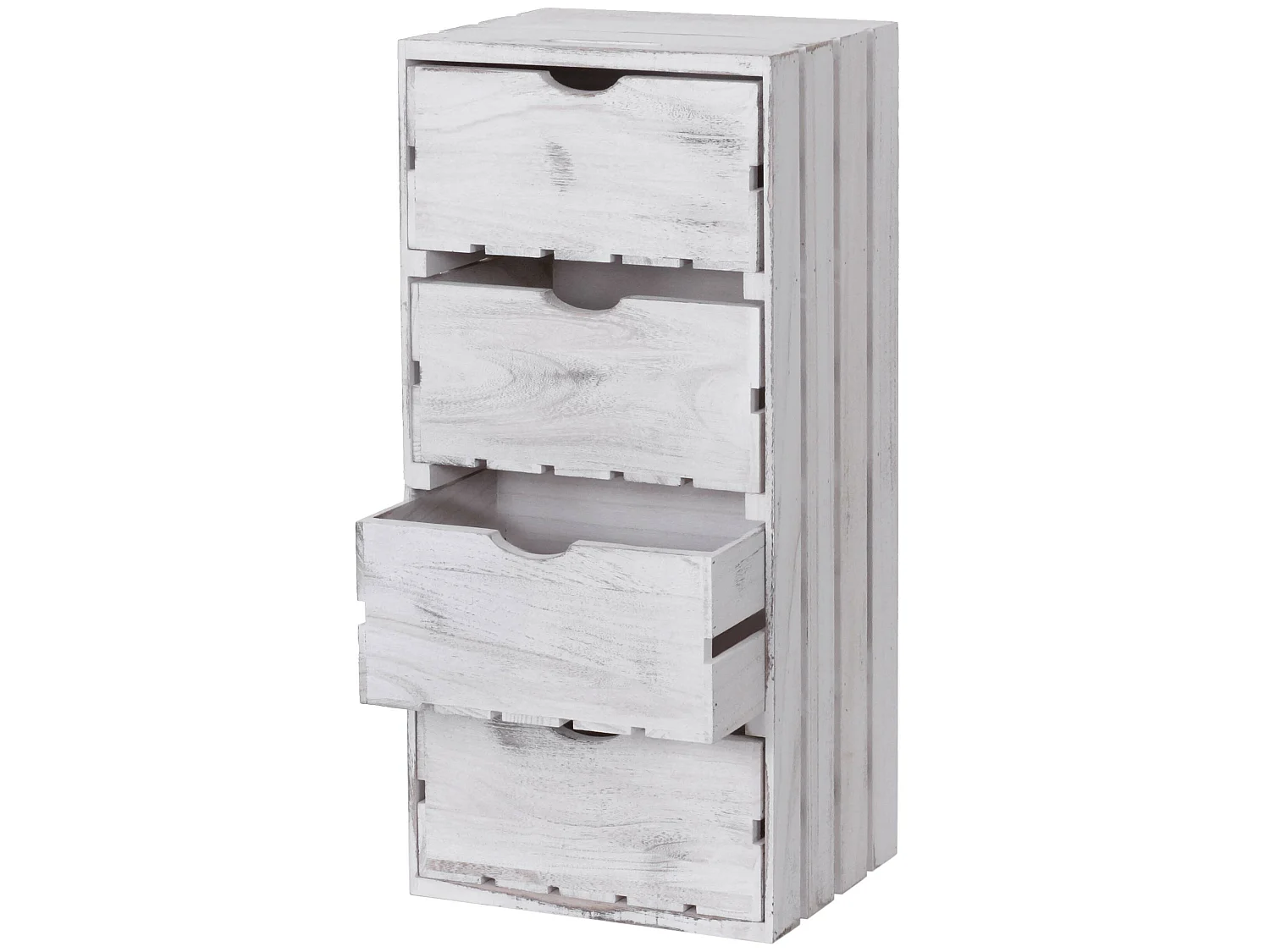 Commode MCW-C62,  blanc shabby