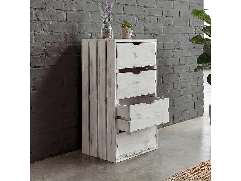 Kommode MCW-C62, Weiß