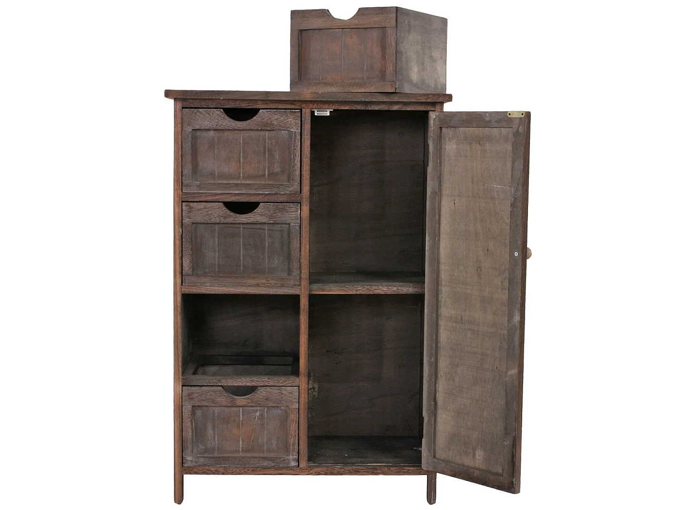 Commode MCW-D12,  marron