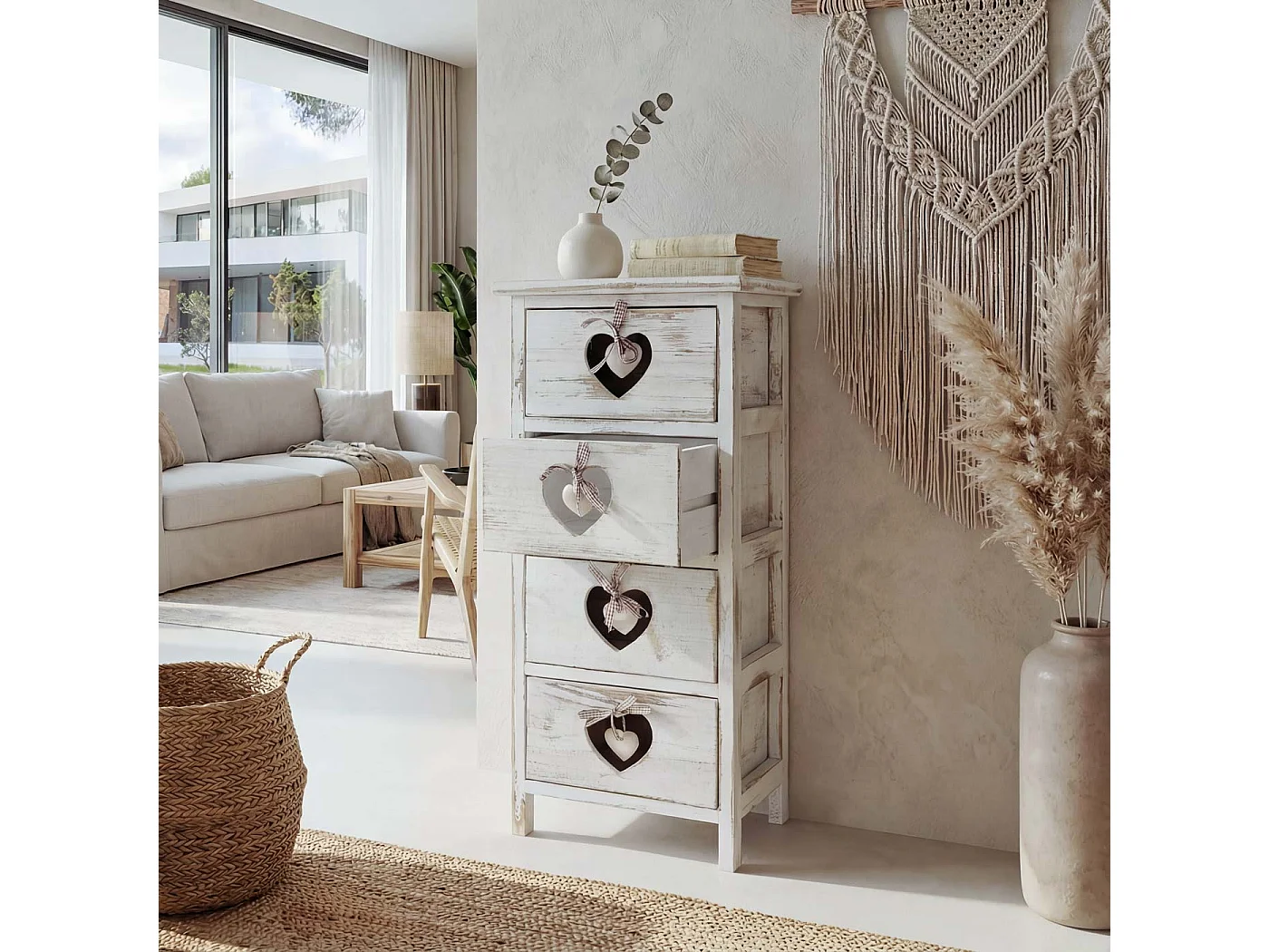 Commode Sues,  blanc