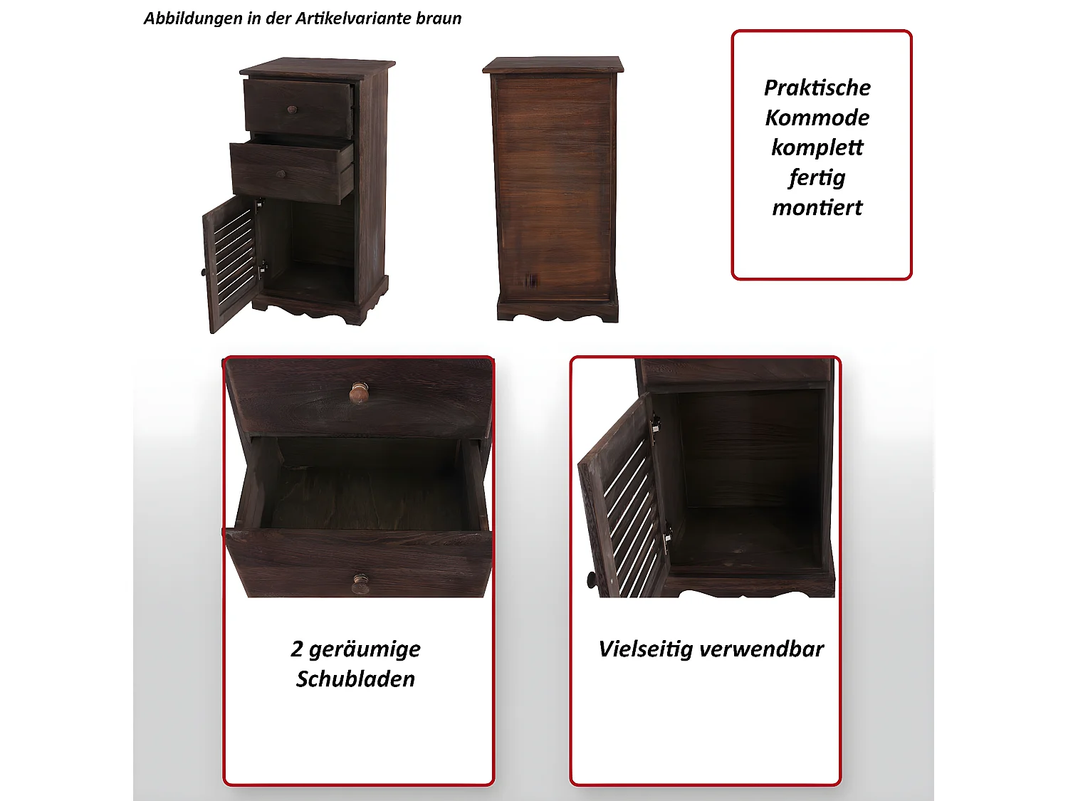 Kommode Schrank, Weiß