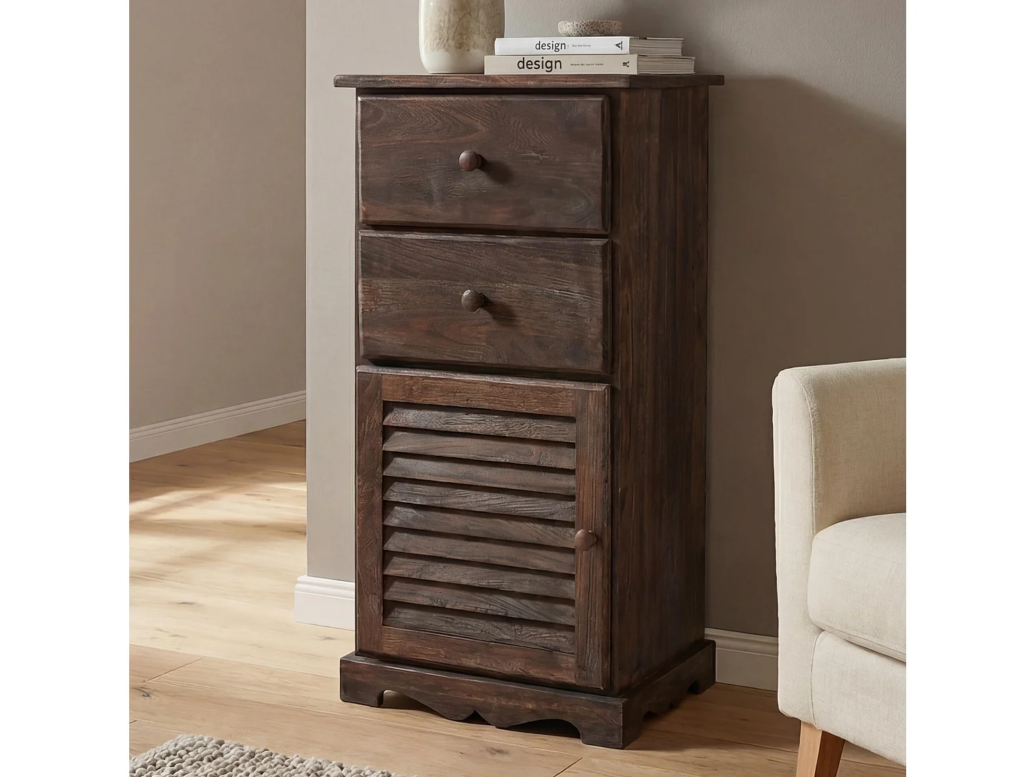 Commode Kast,  bruin