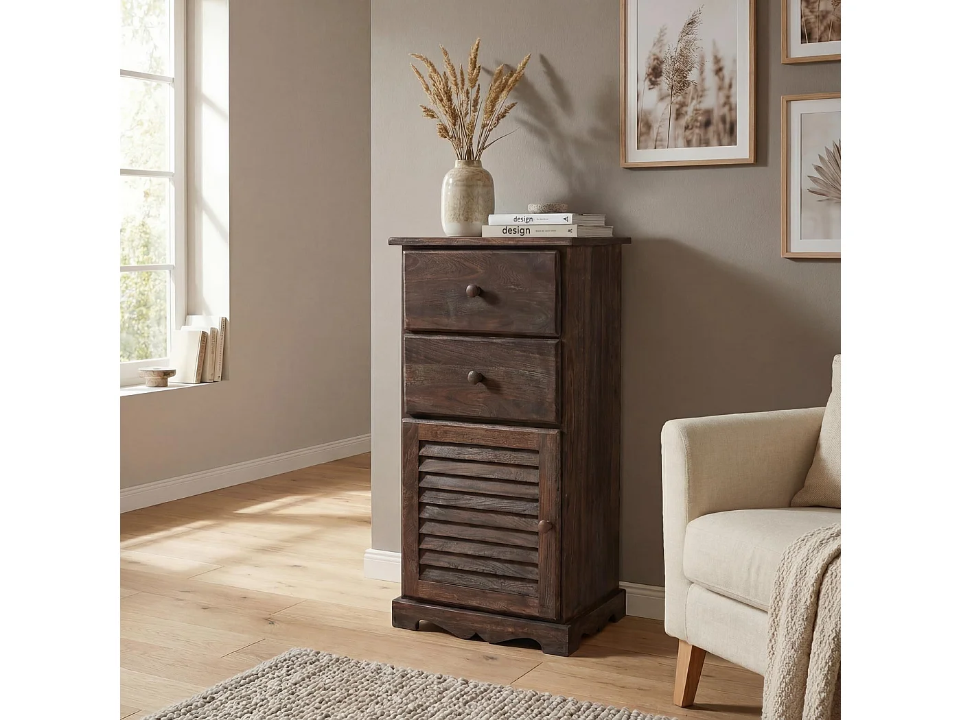 Commode Kast,  bruin