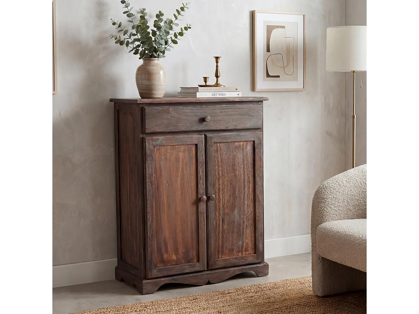 Commode Kast,  bruin