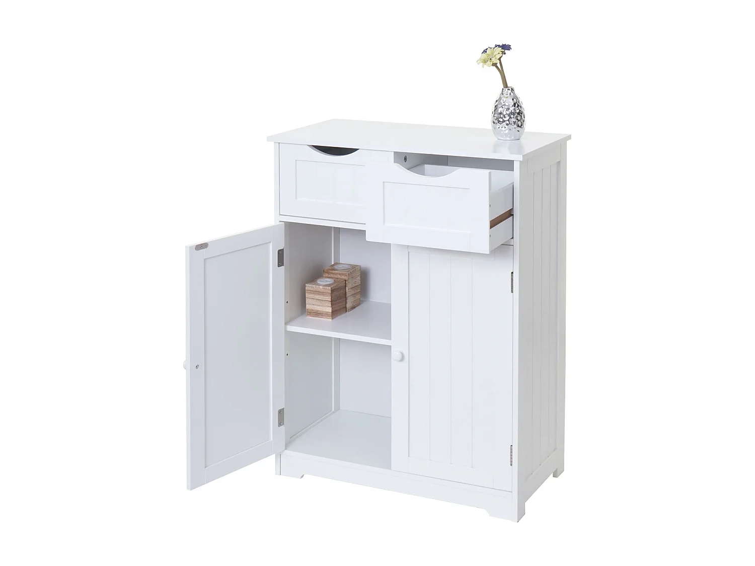 Commode MCW-B65 2 lades 2 deuren,  wit