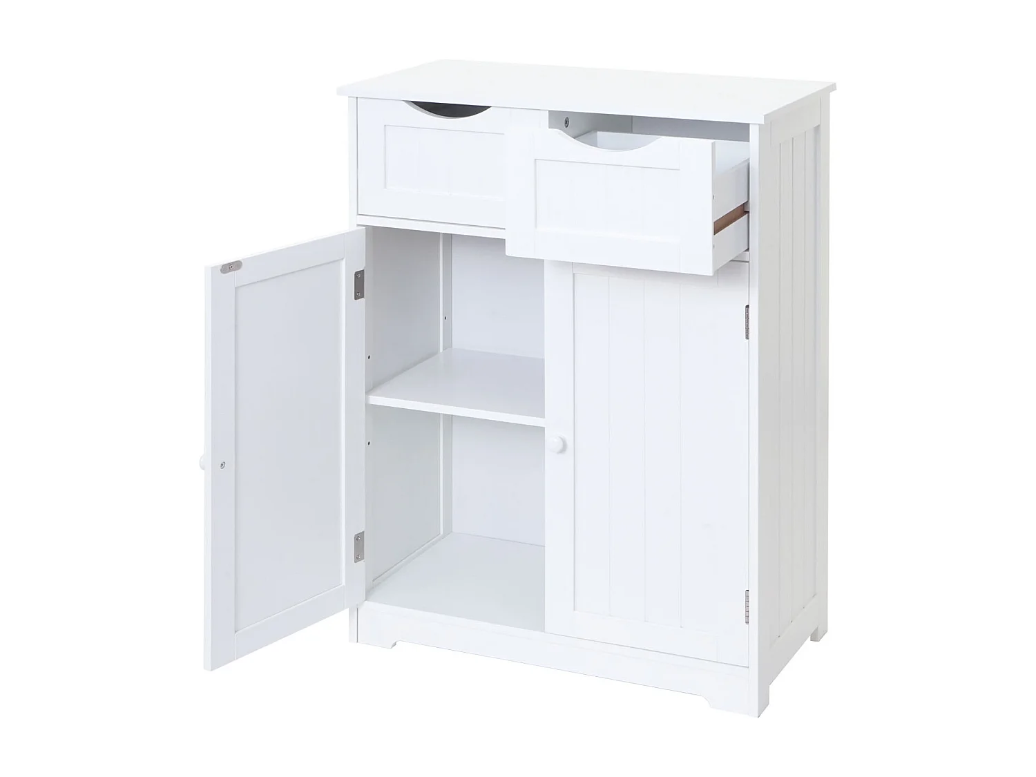 Commode MCW-B65 2 lades 2 deuren,  wit
