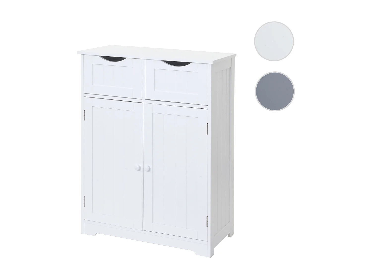 Commode MCW-B65 2 lades 2 deuren,  wit