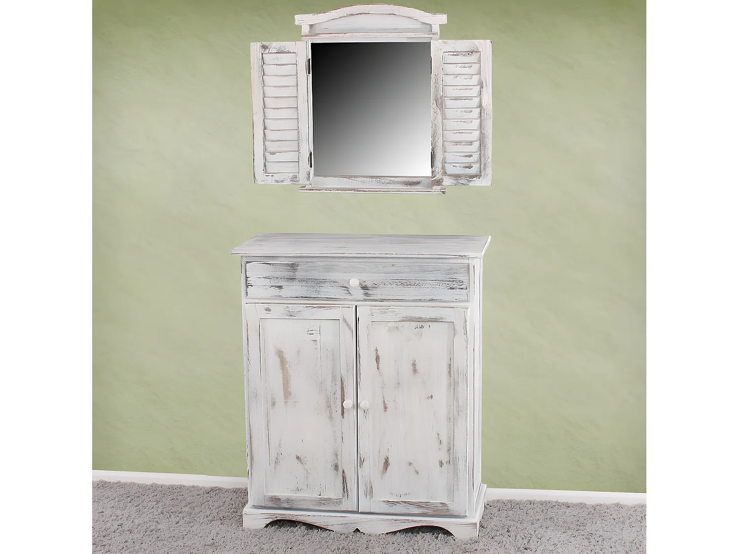 Commode Armoire,  blanc