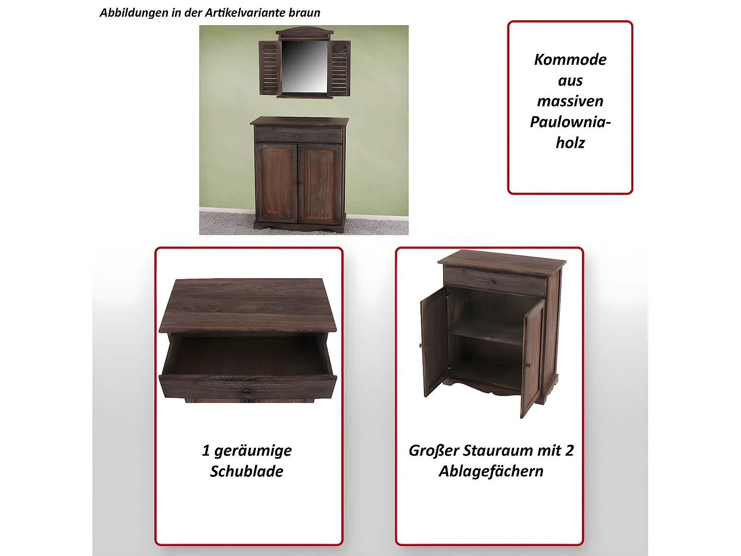 Commode Armoire,  blanc