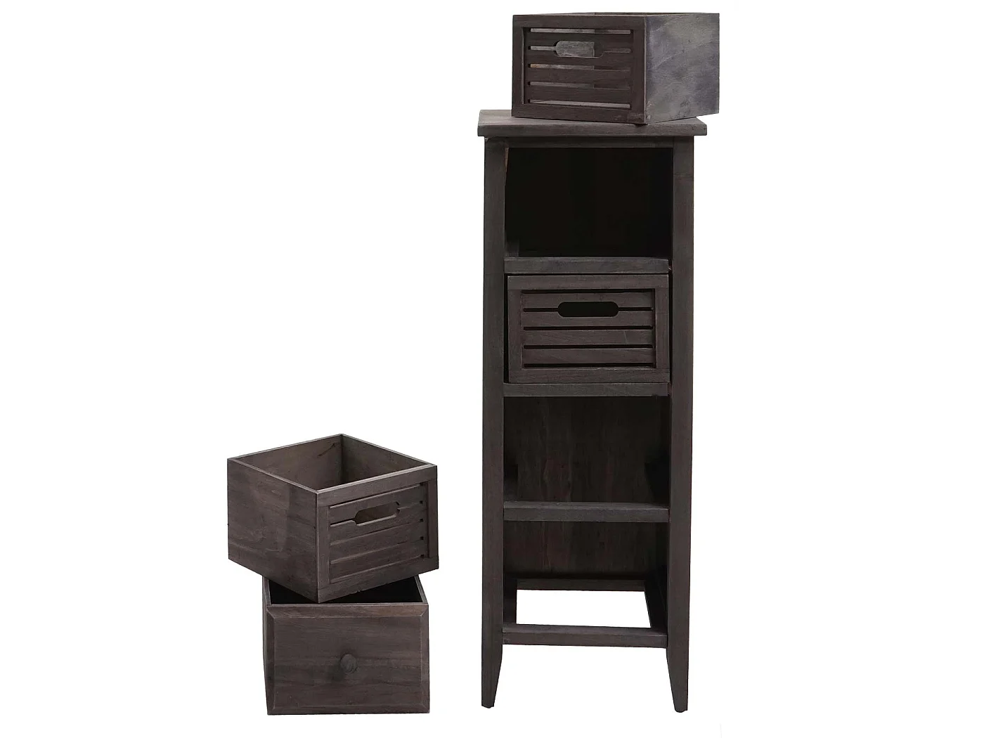 Cómoda H18,  gris-marrón