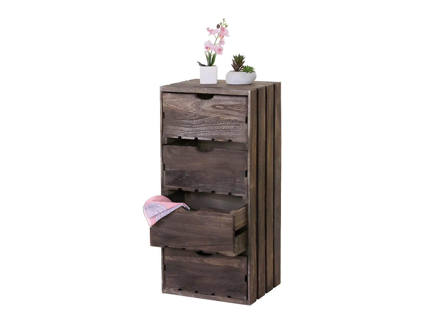Commode MCW-C62,  brun shabby