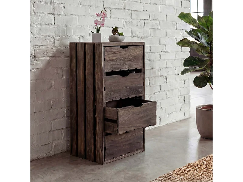 Commode MCW-C62,  brun shabby